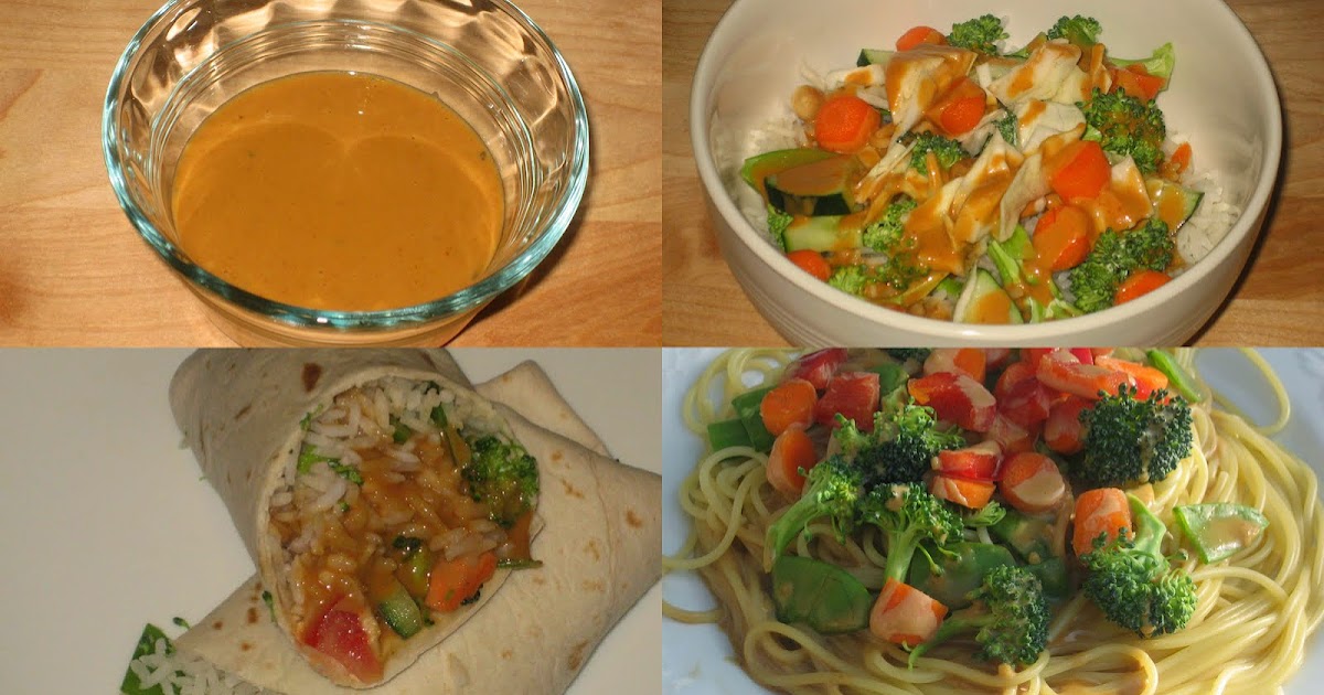 stuffedveggies 3 Minute Asian Peanut Sauce & 3 FAST Meals ( Vegan