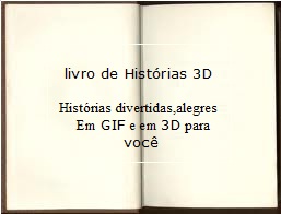 Livro de Histórias 3D