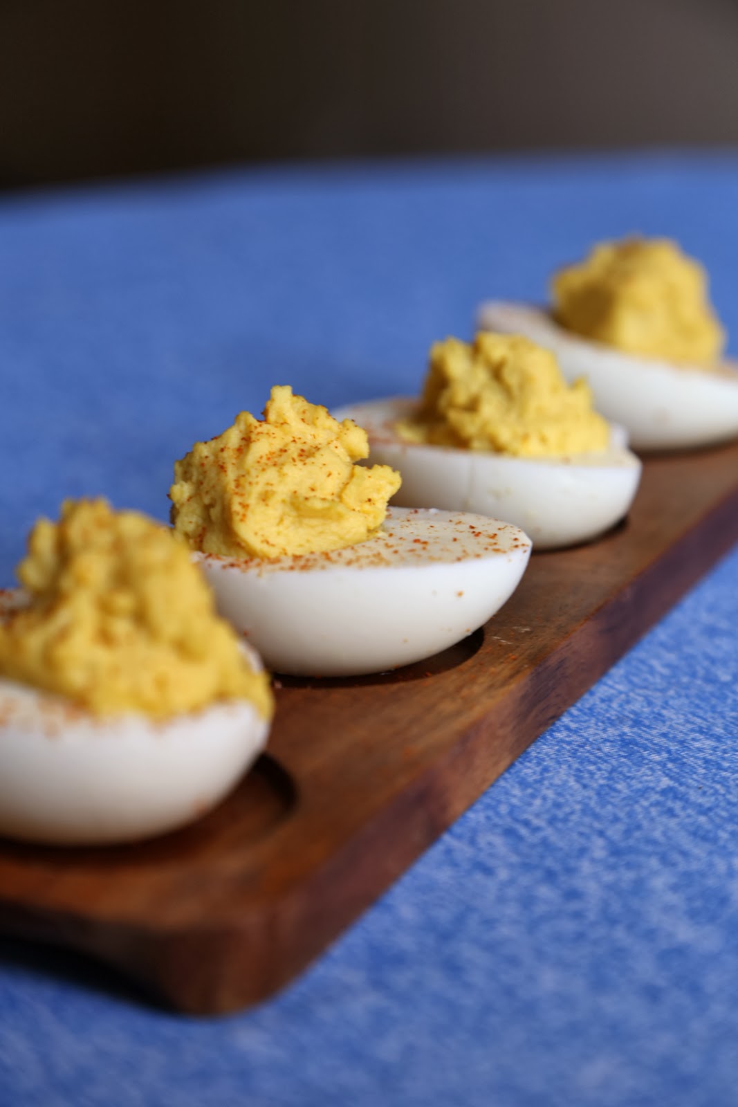 Bon Appetito! Dijon Deviled Eggs!
