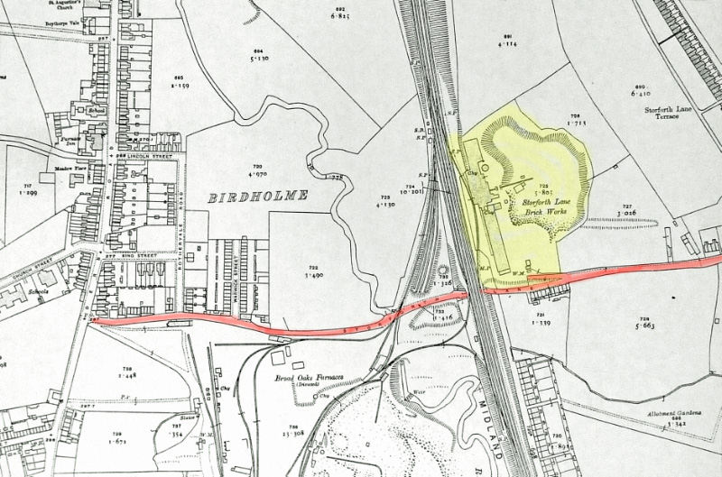 East Midlands Named Bricks Chesterfield & Staveley Brickworks