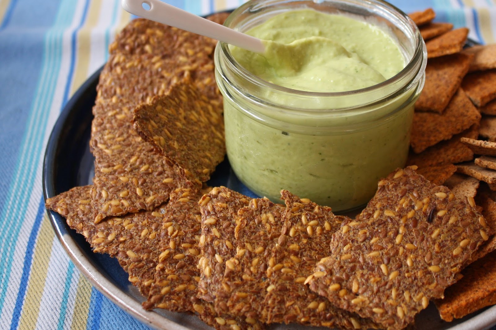 Food and Yoga for Life Raw Salty Spicy Crackers