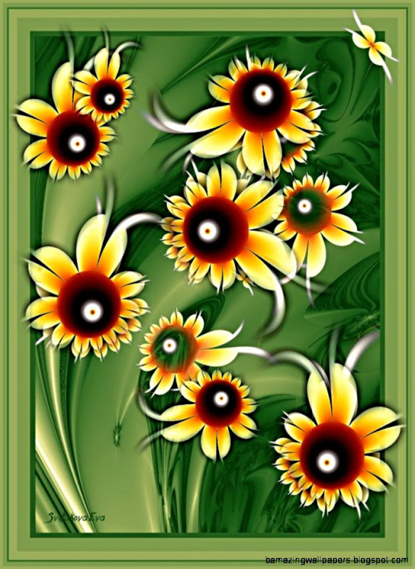 Sunflower painting abstract by SvitakovaEva on DeviantArt Sunflower painting abstract by SvitakovaEva on DeviantArt