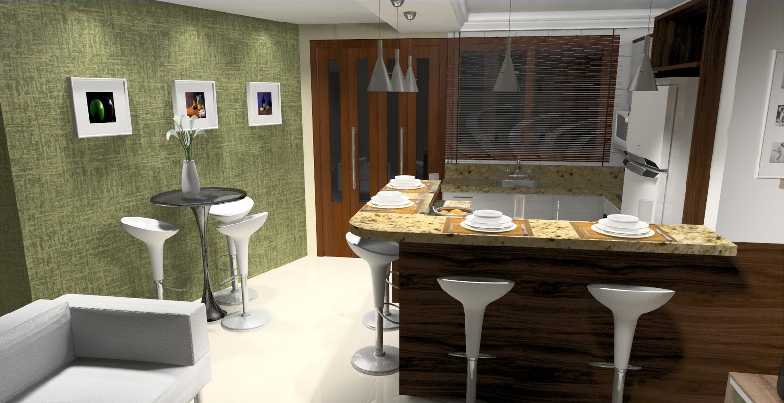 ECO DESIGN FURNITURE COZINHA AMERICANA E SALA ECO DESIGN FURNITURE COZINHA AMERICANA E SALA