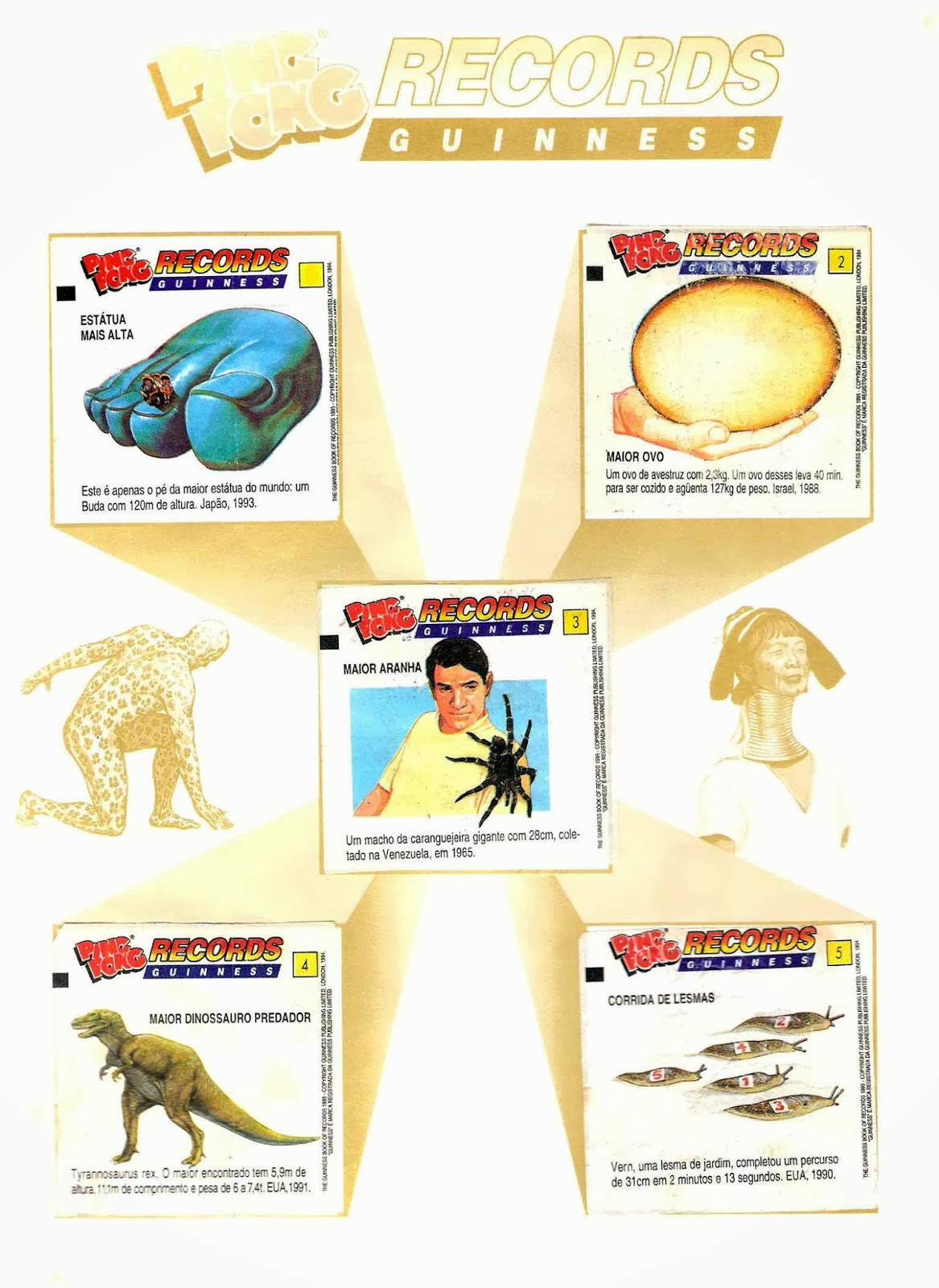 Arquivo do Colecionador Álbum Ping Pong Records Guinness