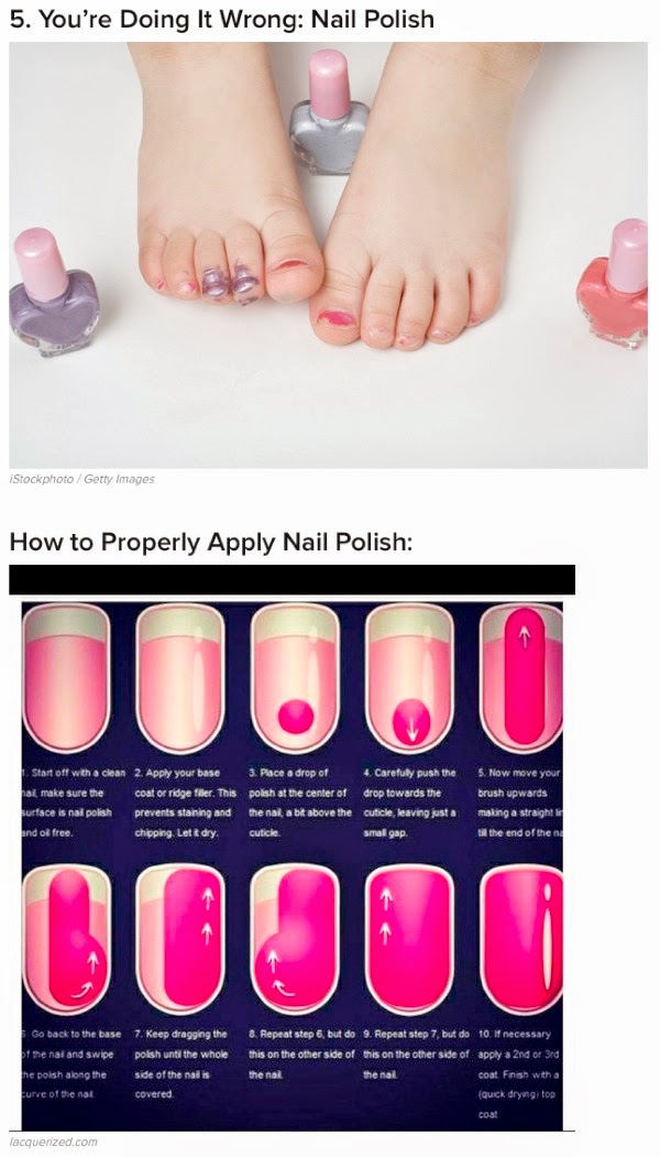 Life Hacks How to Properly Apply Nail Polish