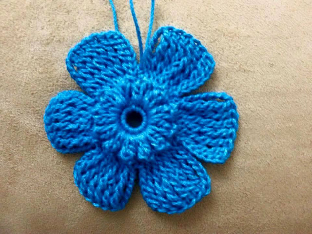 Chal de Flores a Crochet