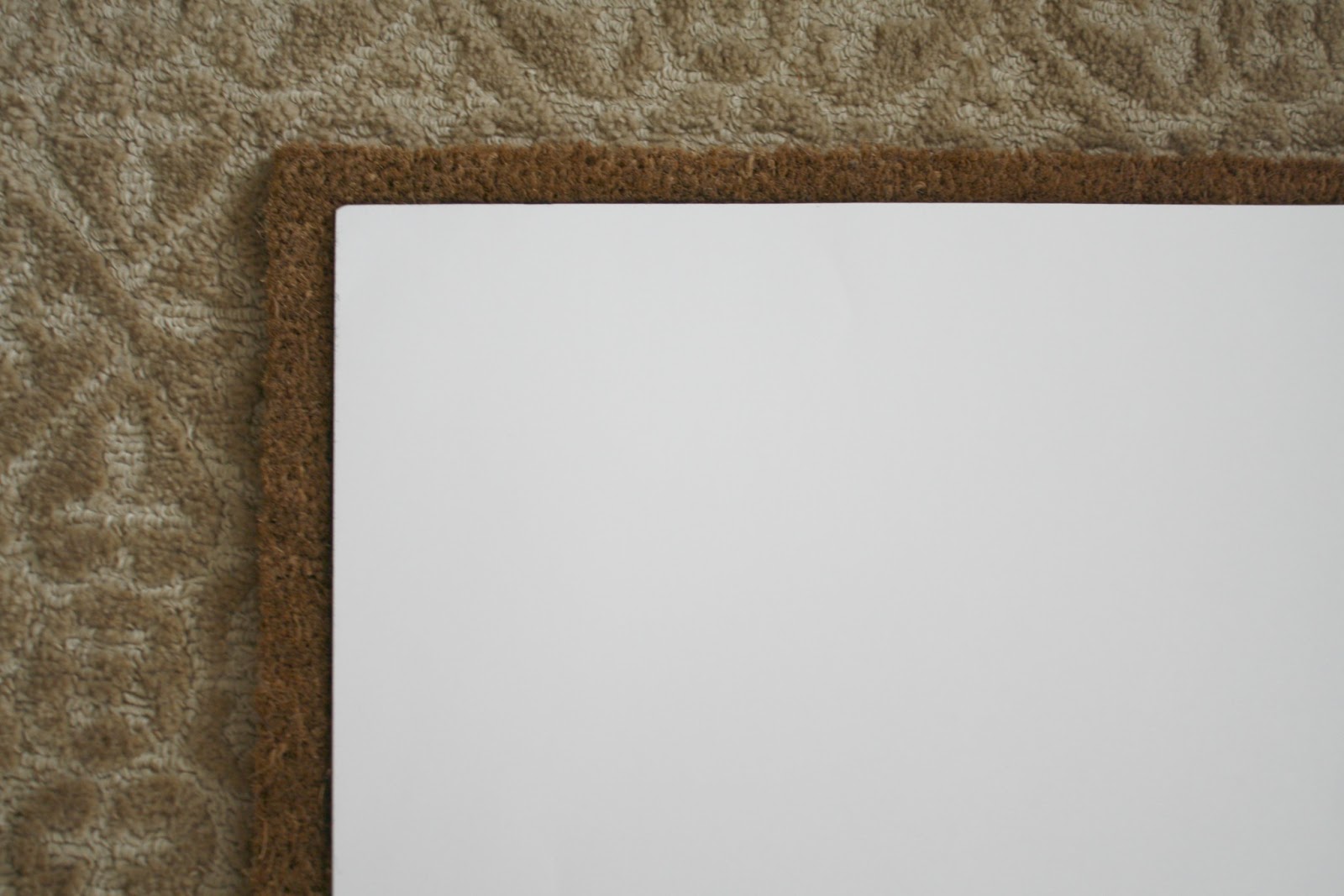 live a little wilder painted coir mat {tutorial}