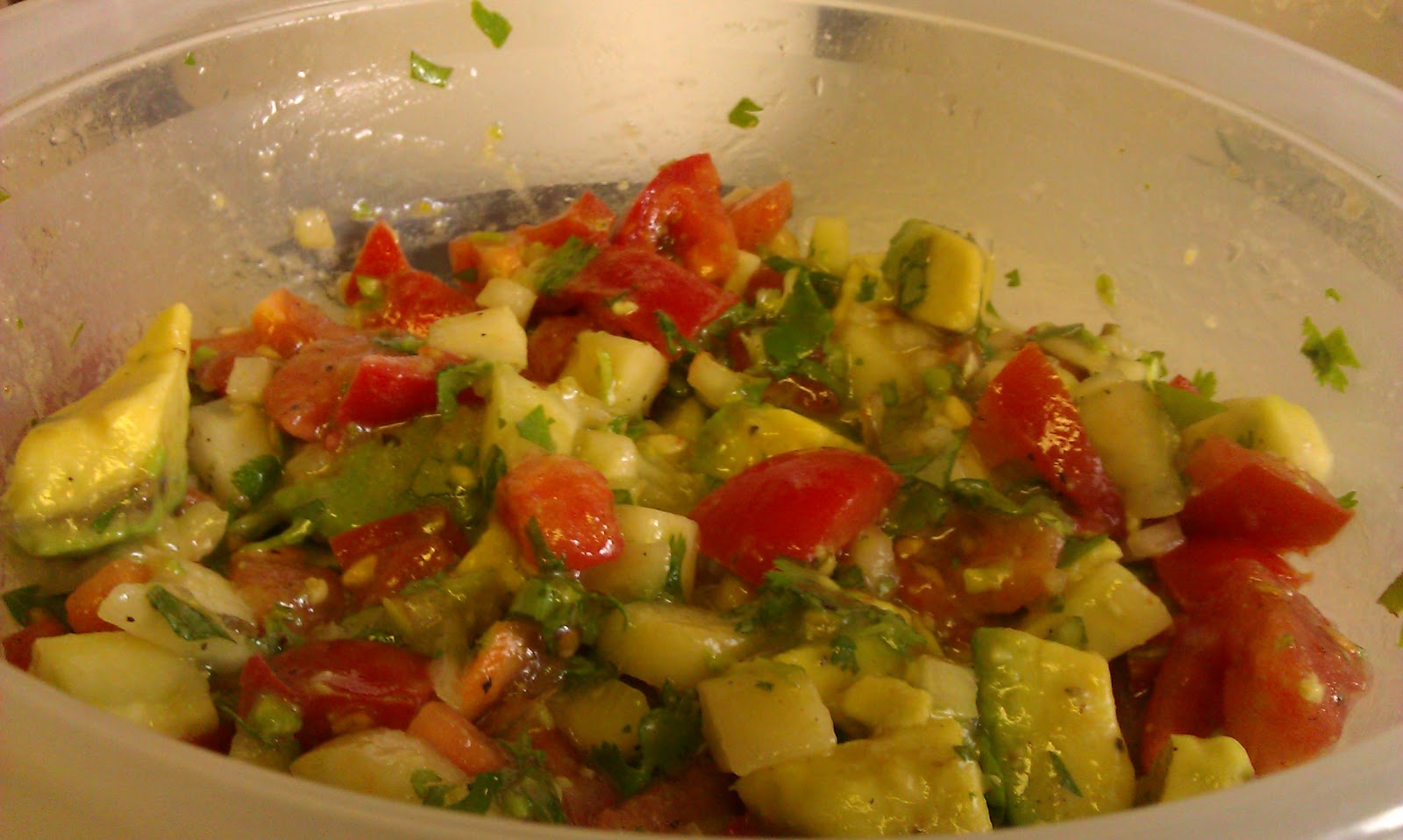 bcmom's kitchen Israeli Cucumber and Tomato Salad