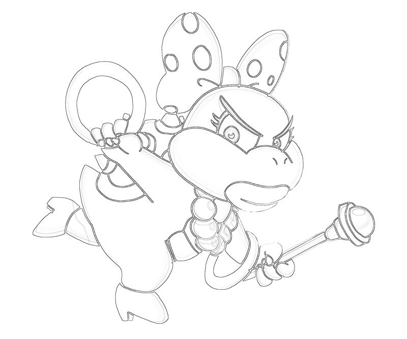 Koopa Wendy Coloring Pages Ludwig Von Mario Roy Lemmy Morton Larry Iggy Pri...