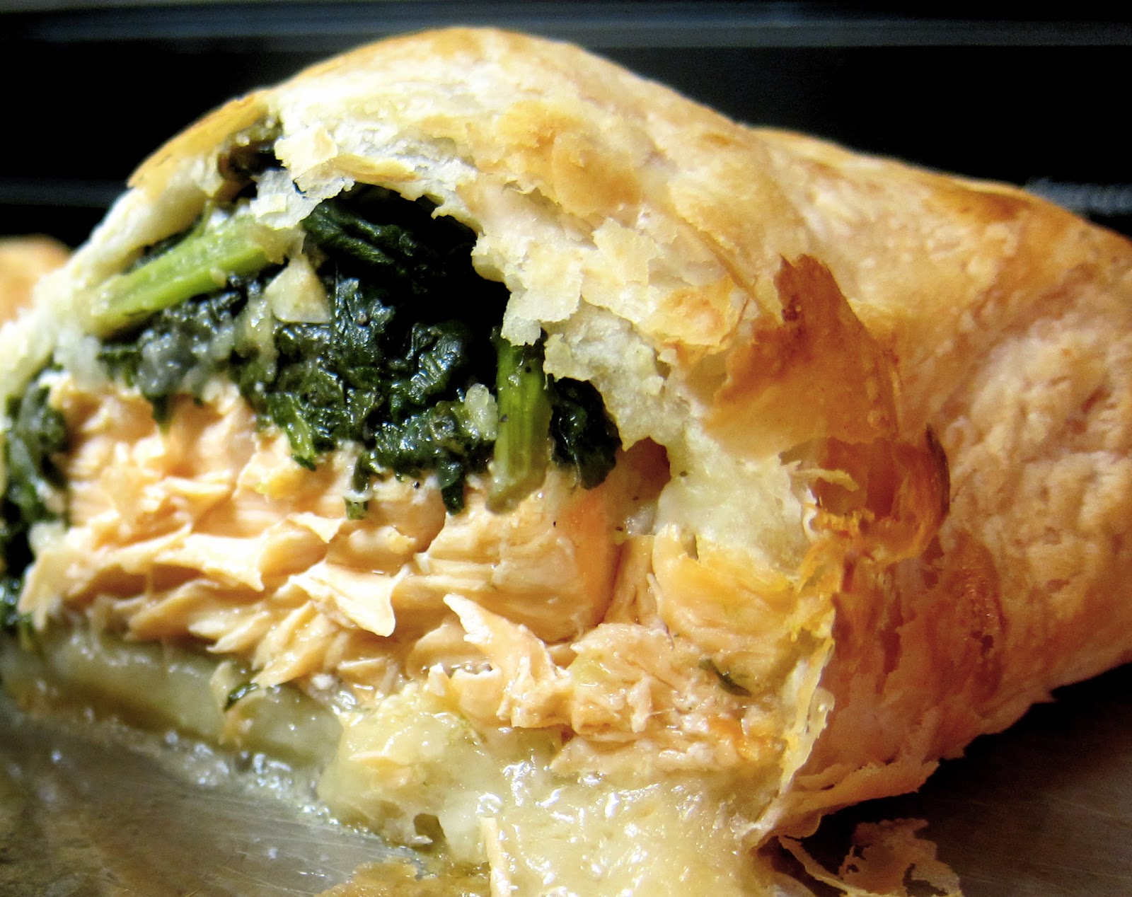 buckets of blackberries. Salmon Wellington