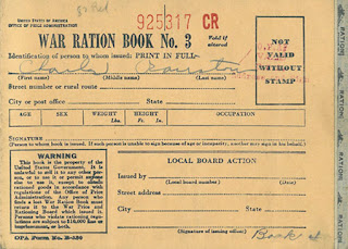 Template For Making A Ration Book