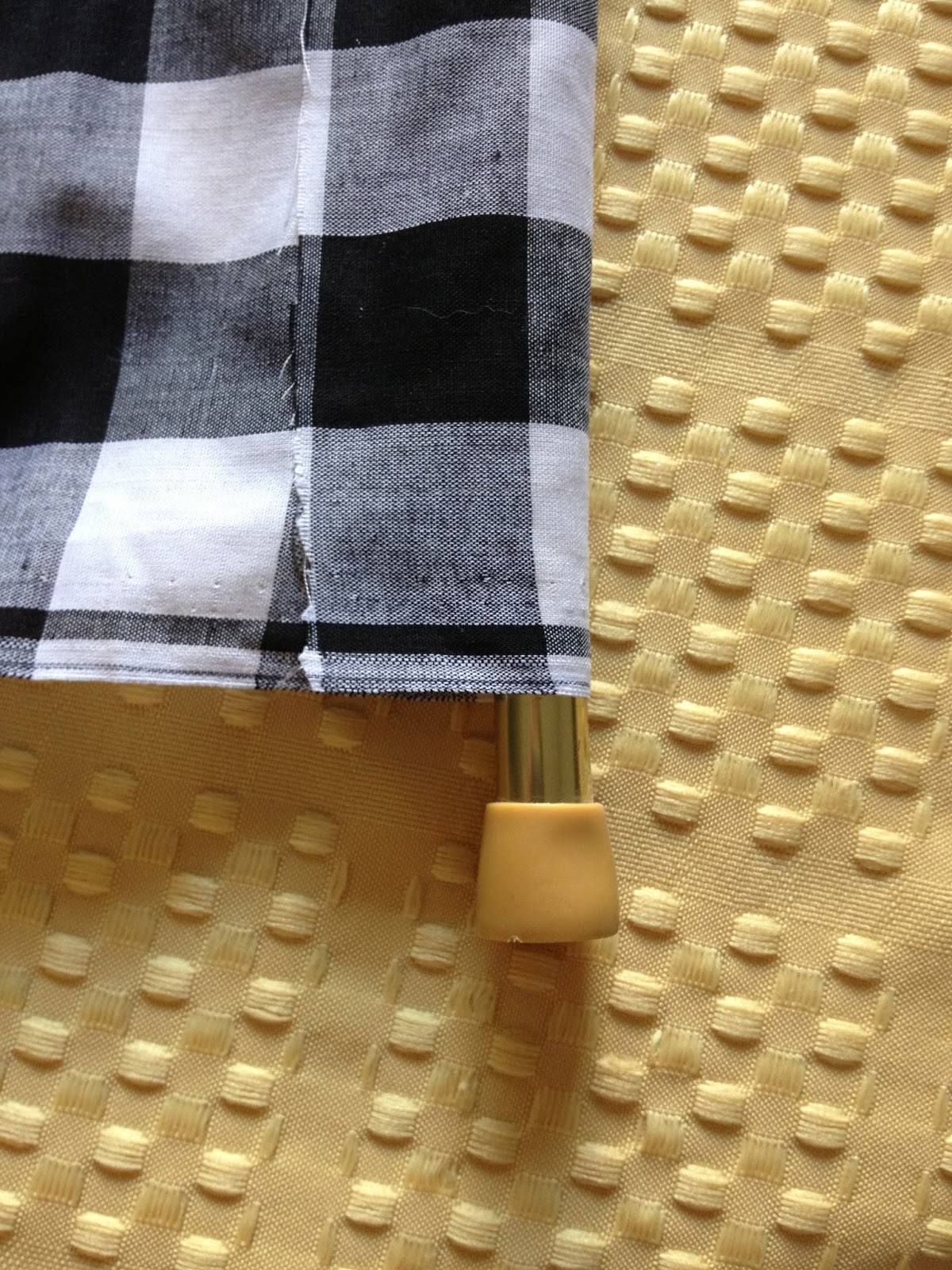 Glue Gun Curtains for Library Closet Library Learners