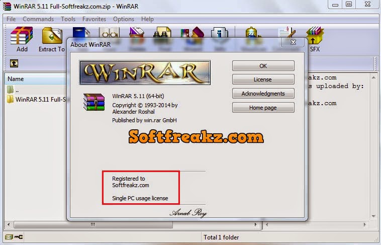 WinRAR 5.11 Final Full Version With Key