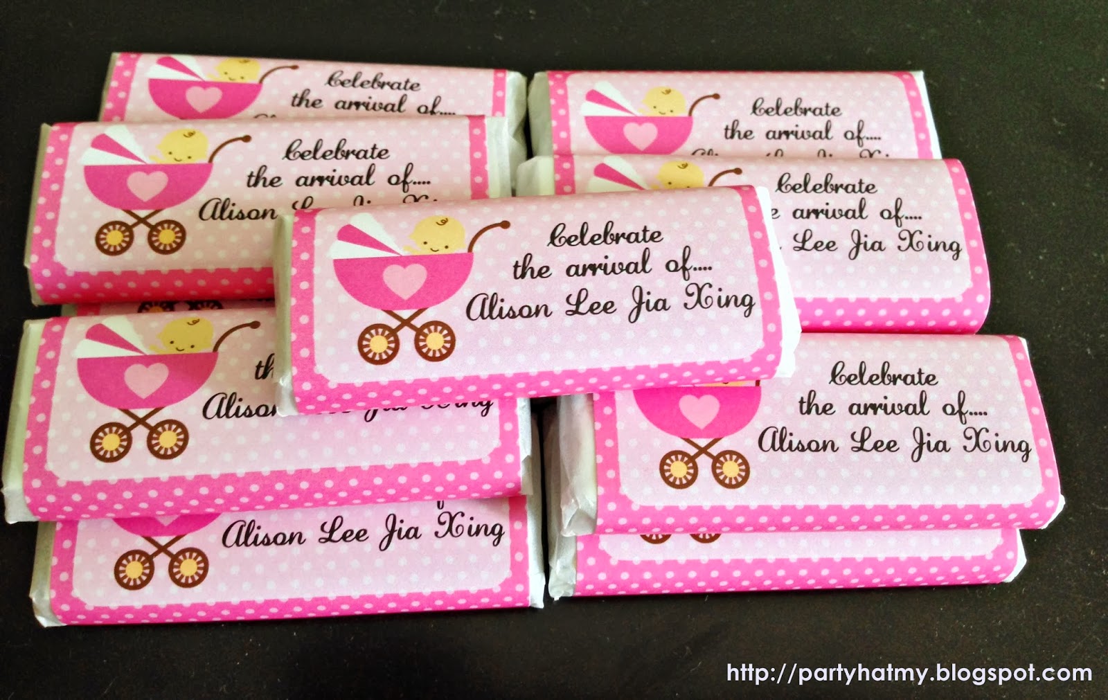 Party Hat Full Moon Chocolate Bar