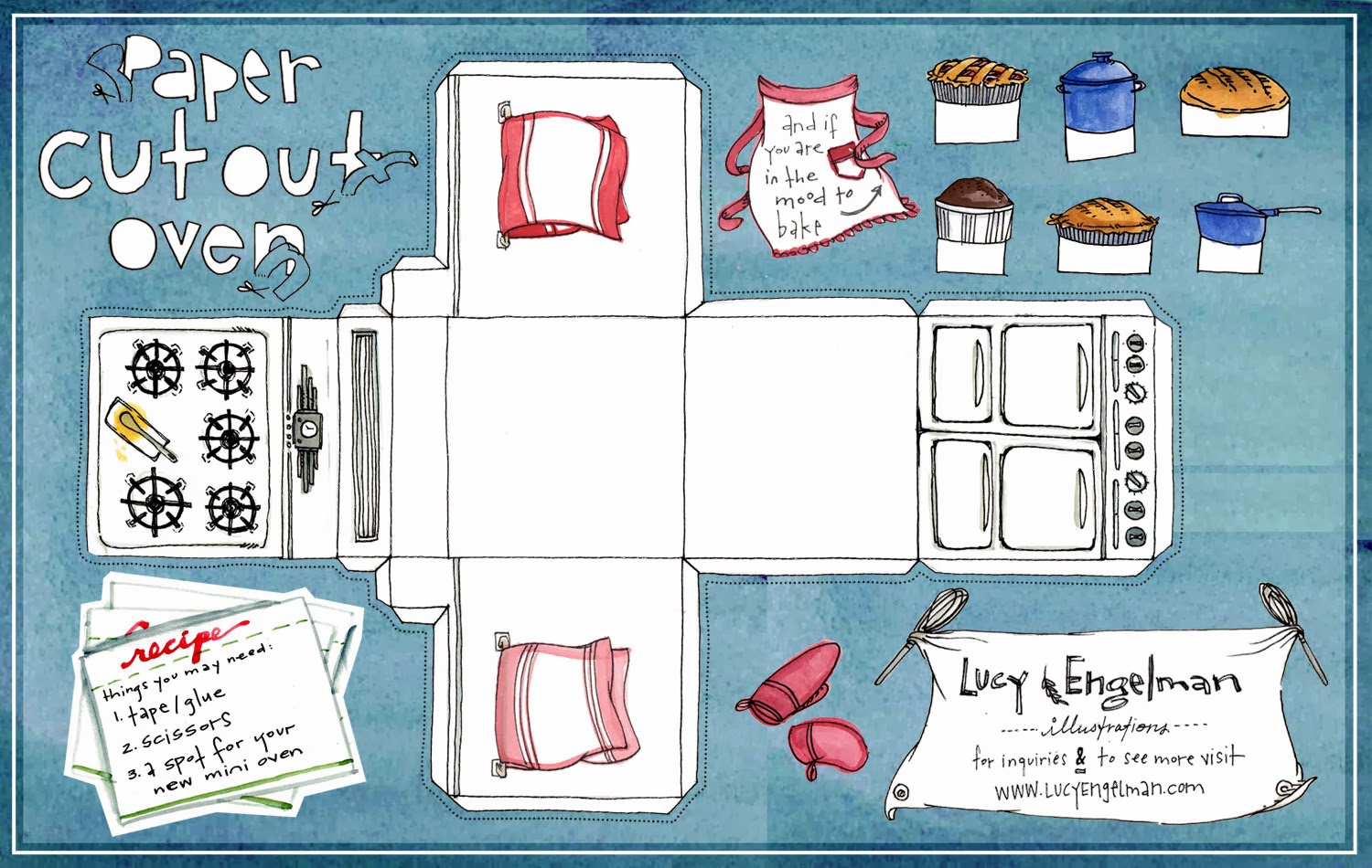 molde caixa casinha para cupcake Convites Digitais Simples