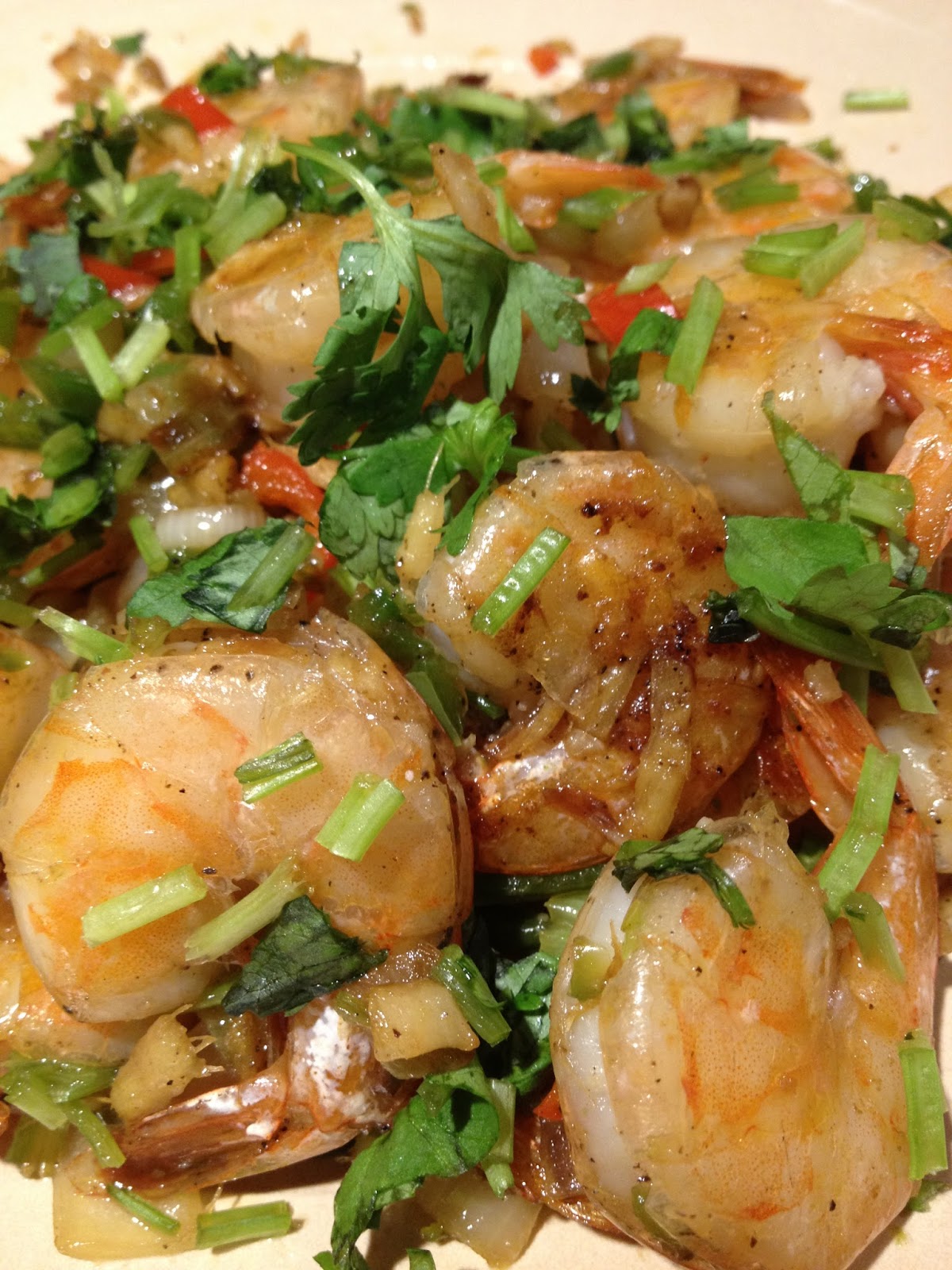 Sam Chao's Recipes How to make Simple Spicy Salt n Pepper Shrimp