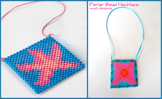 Starfish Necklace with Perler Beads (aka Hot Beads) #summerofjoann #spon @JoAnn Starfish Necklace with Perler Beads (aka Hot Beads) #summerofjoann #spon @JoAnn