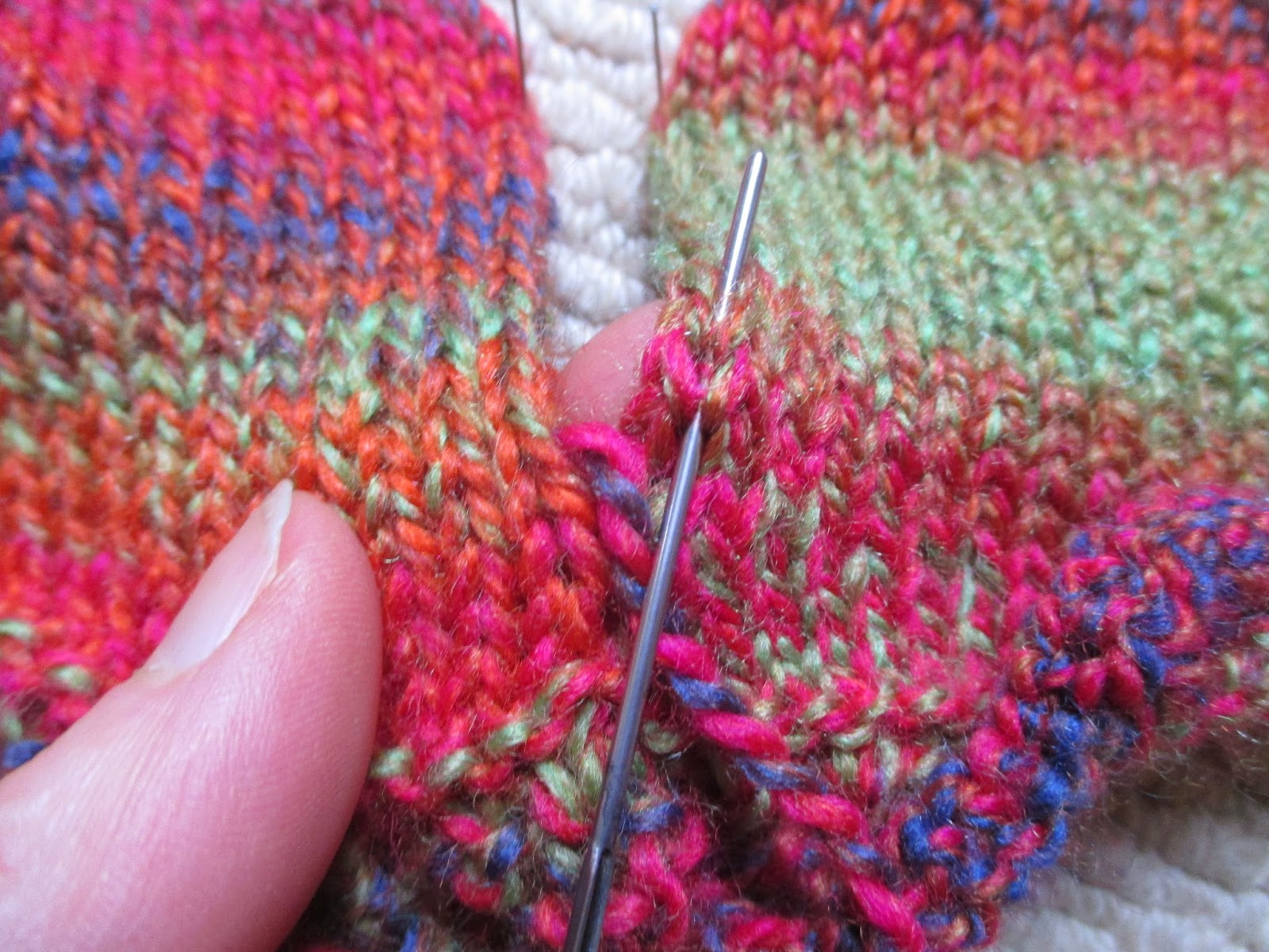 Three Stories High Sewing up