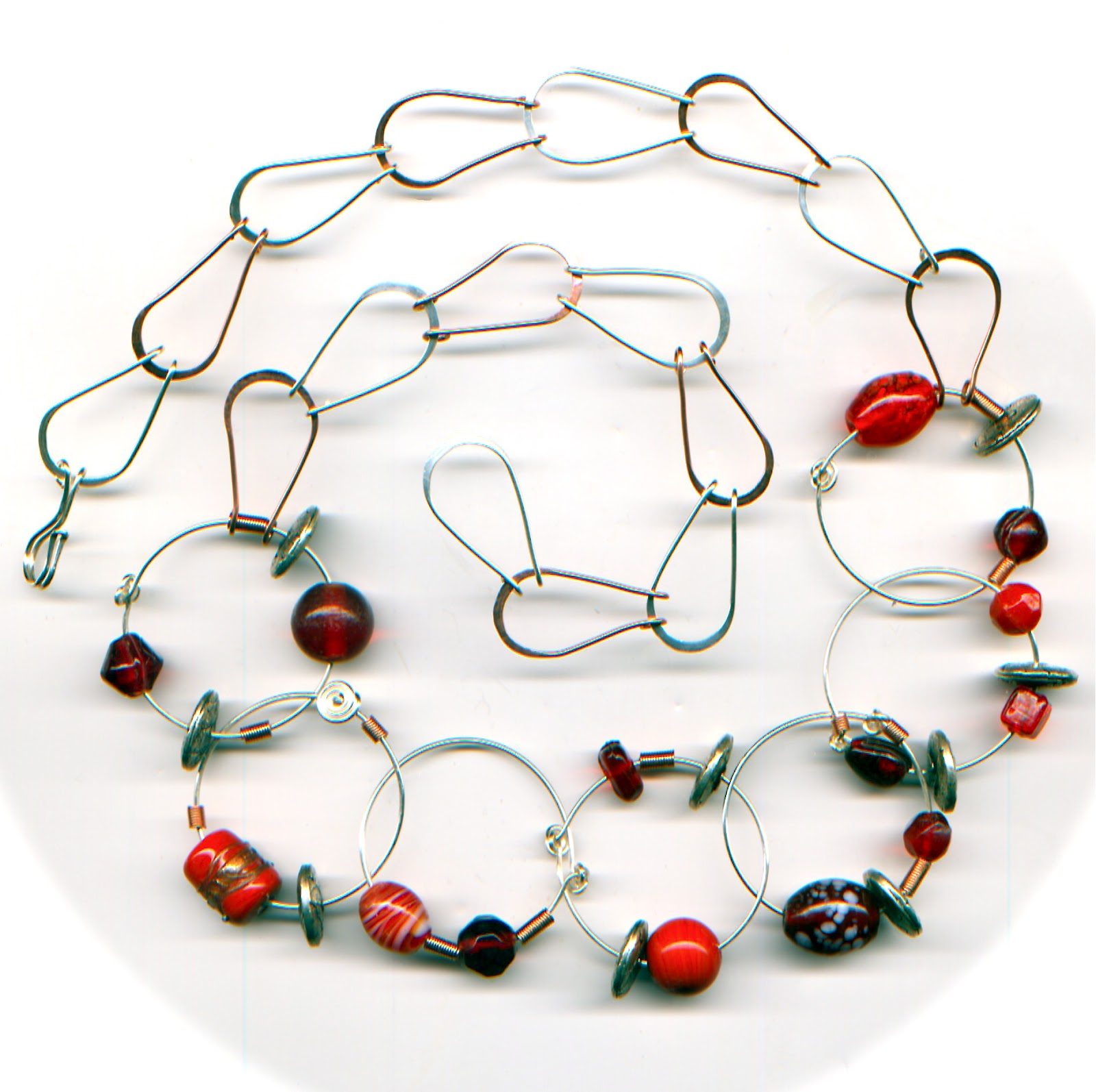 WireWorkers Guild Bead Wheel Necklace