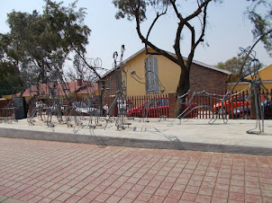 Street artwork in Soweto.