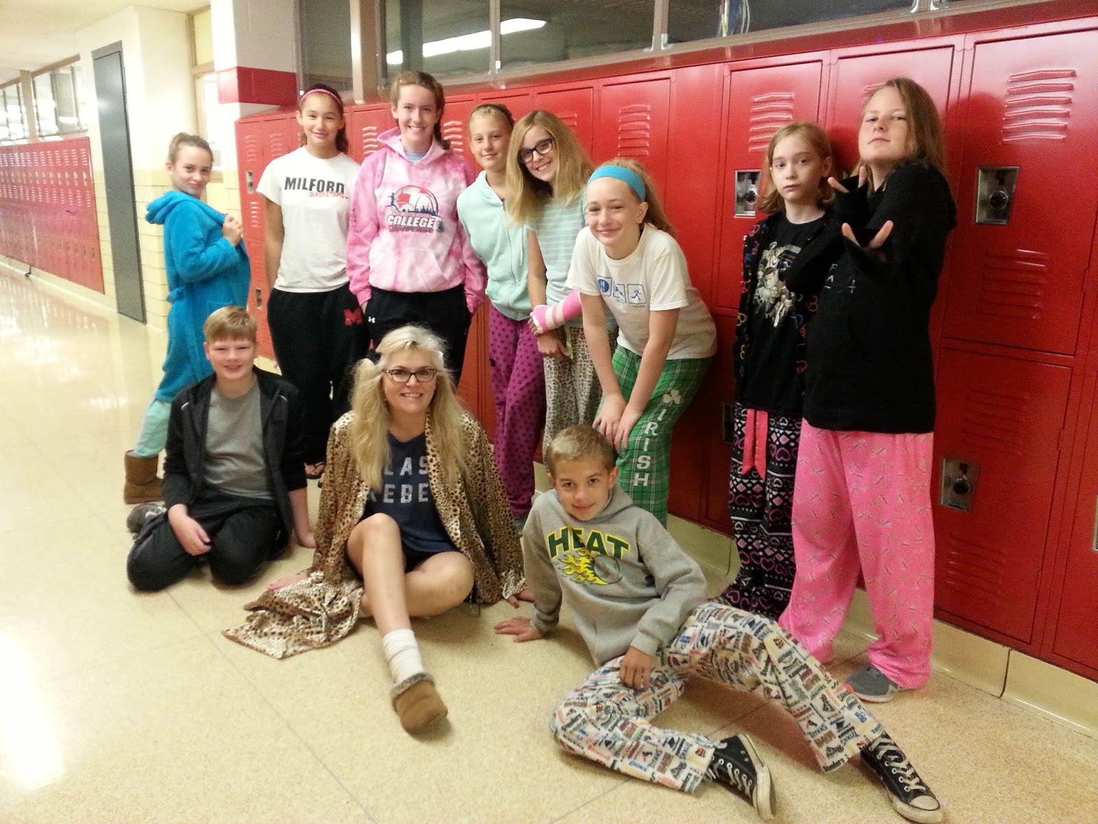 Team Buckeyes Pajama Day