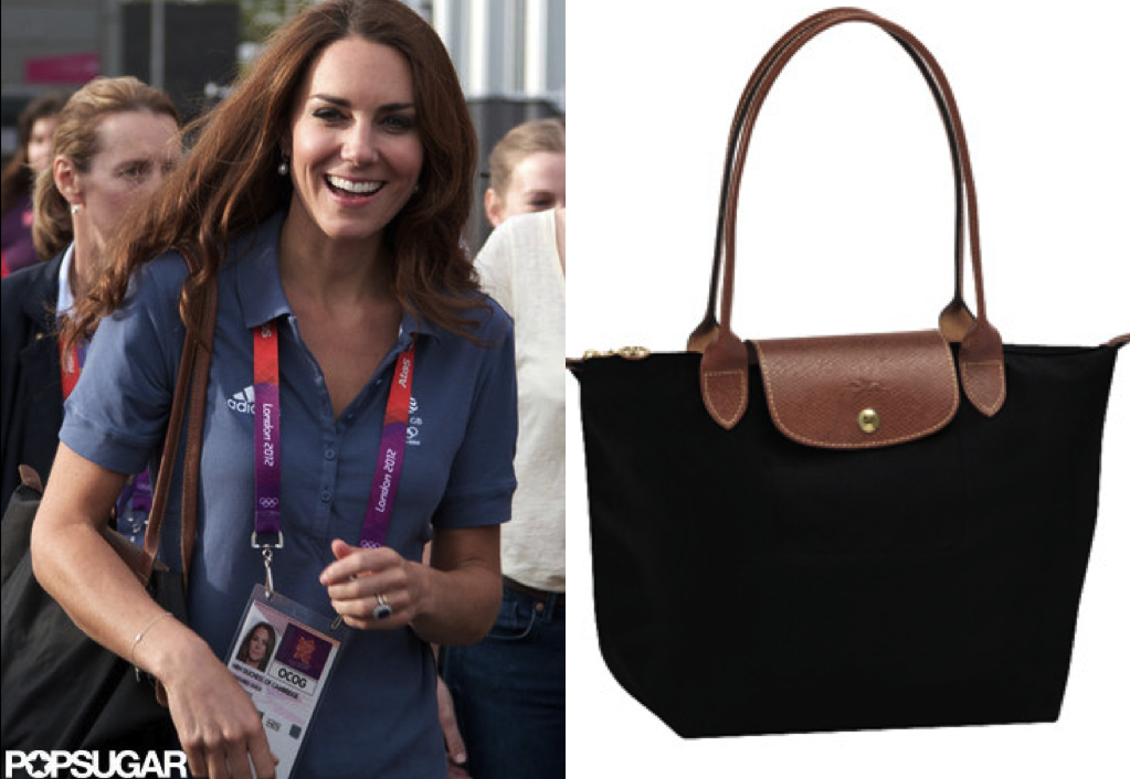 Longchamp le pliage tote... Kate Middleton wore it with style