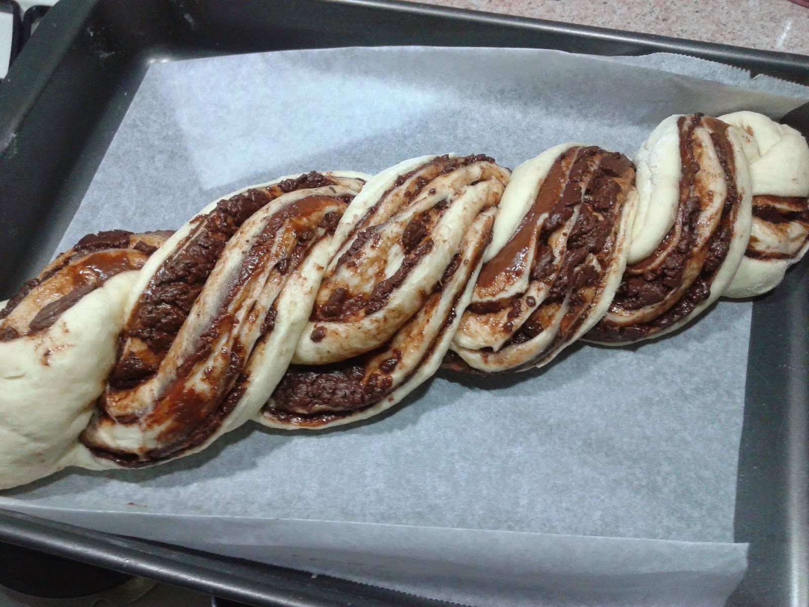 Treccia brioche alla nutella Ricetta ed ingredienti dei Foodblogger