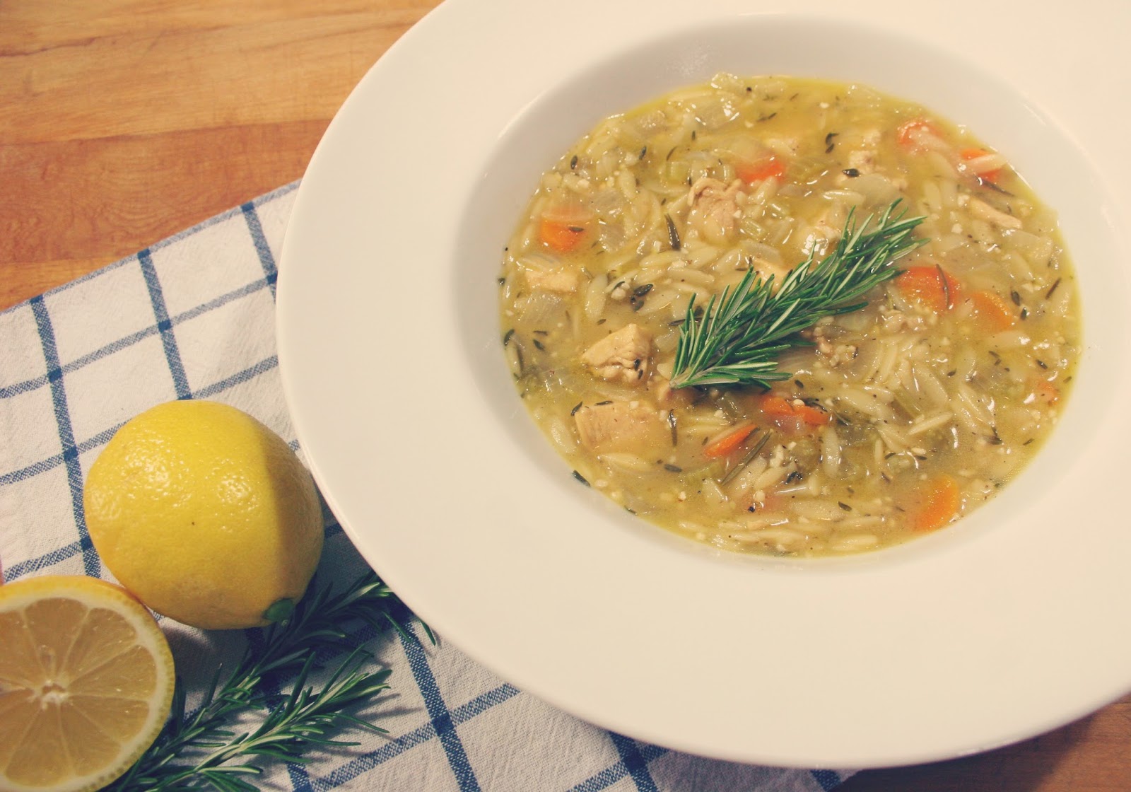 Just A Darling Life Lemon Orzo Chicken Noodle Soup!