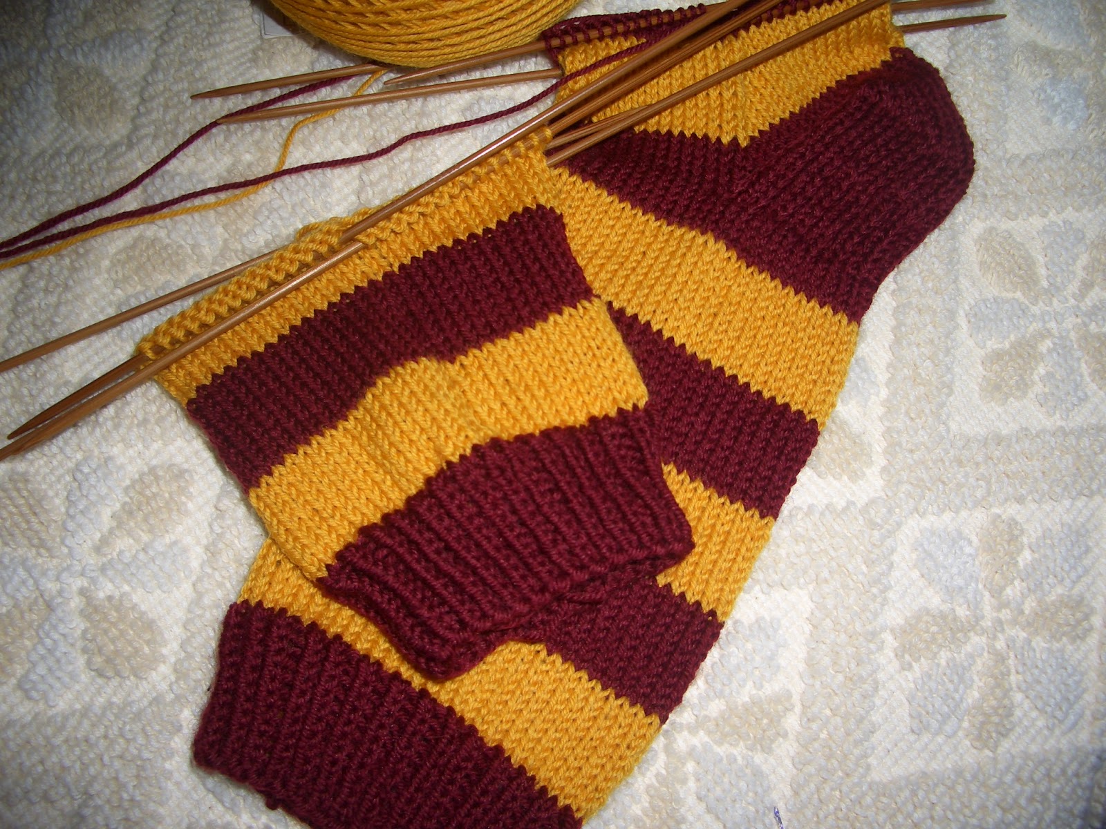 No Name Knitting Blog Gryffindor