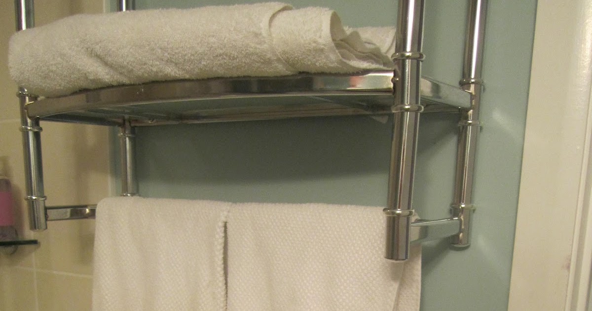 Waffling I Had a Rackcident {How to Remove a Glued on Towel Rack}