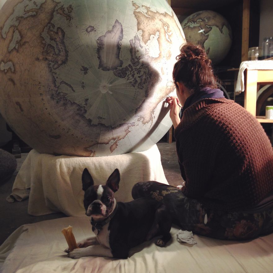 Our largest globe… the 127cm Churchill - One Of The World’s Last Remaining Globe-Makers That Use The Ancient Art Of Making Globes By Hand Our largest globe… the 127cm Churchill - One Of The World’s Last Remaining Globe-Makers That Use The Ancient Art Of Making Globes By Hand