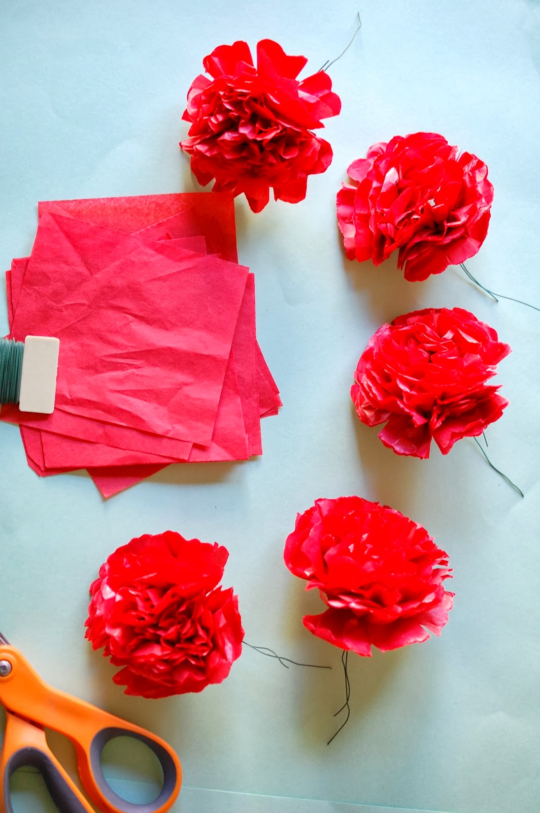 tissue paper flower wreath barca fontanacountryinn com tissue paper flower wreath