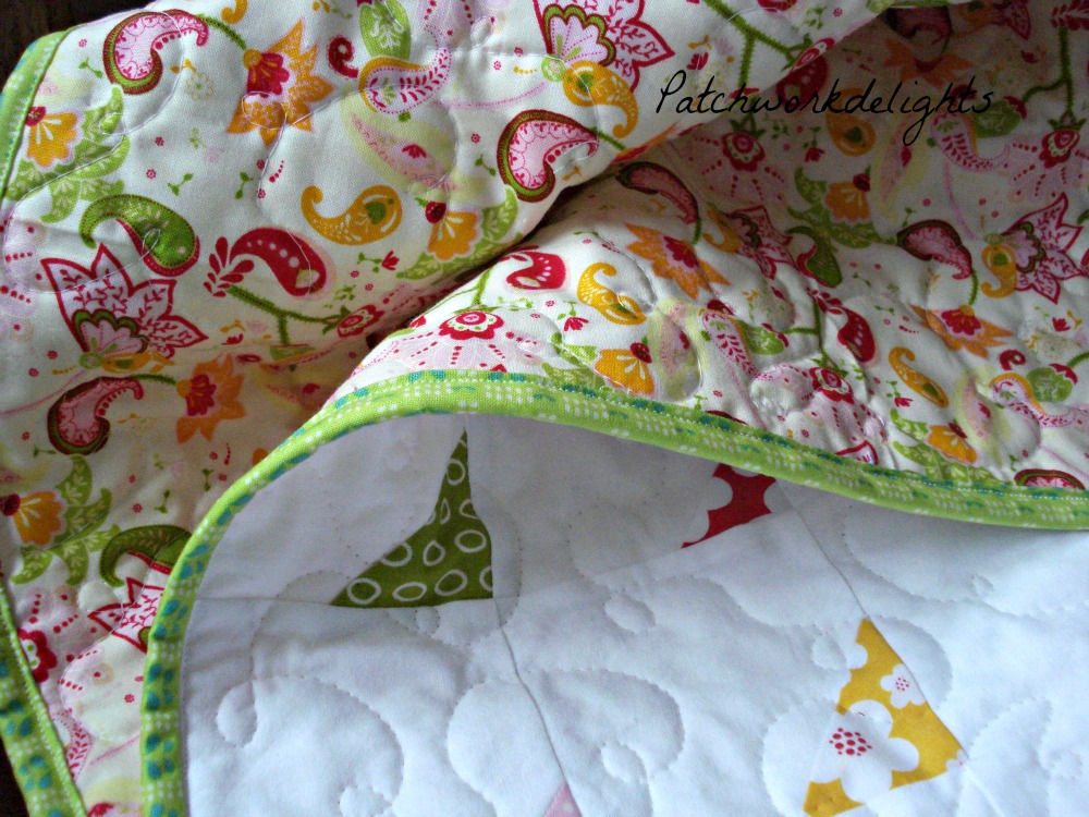 PatchworkDelights A Scrappy Pram Quilt