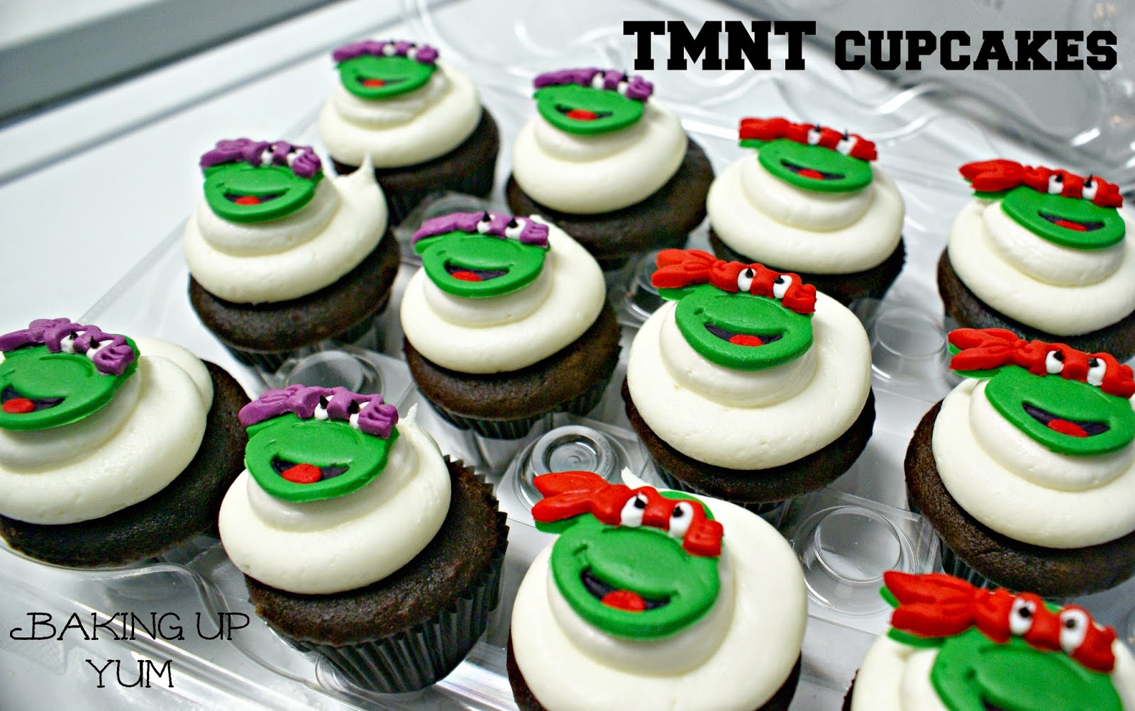 Ninja Turtle Cupcake Cakes