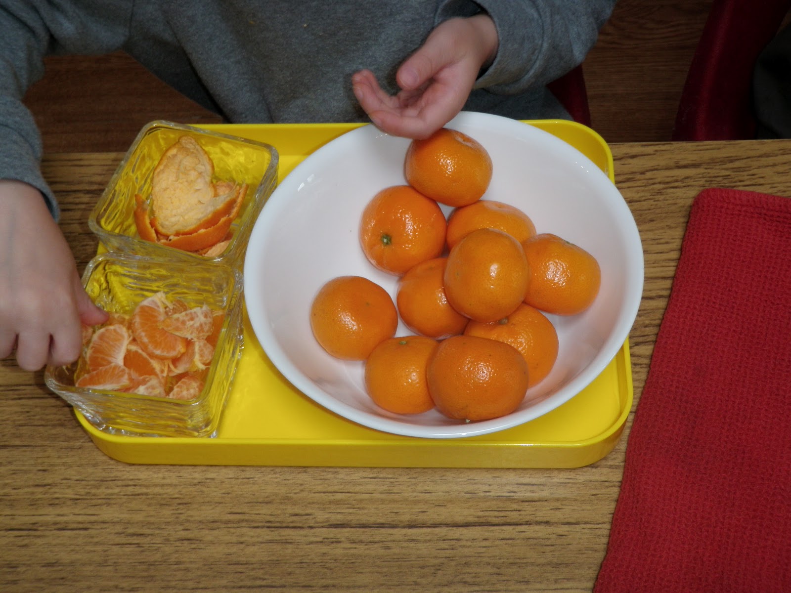Montessori Design Orange Peeling