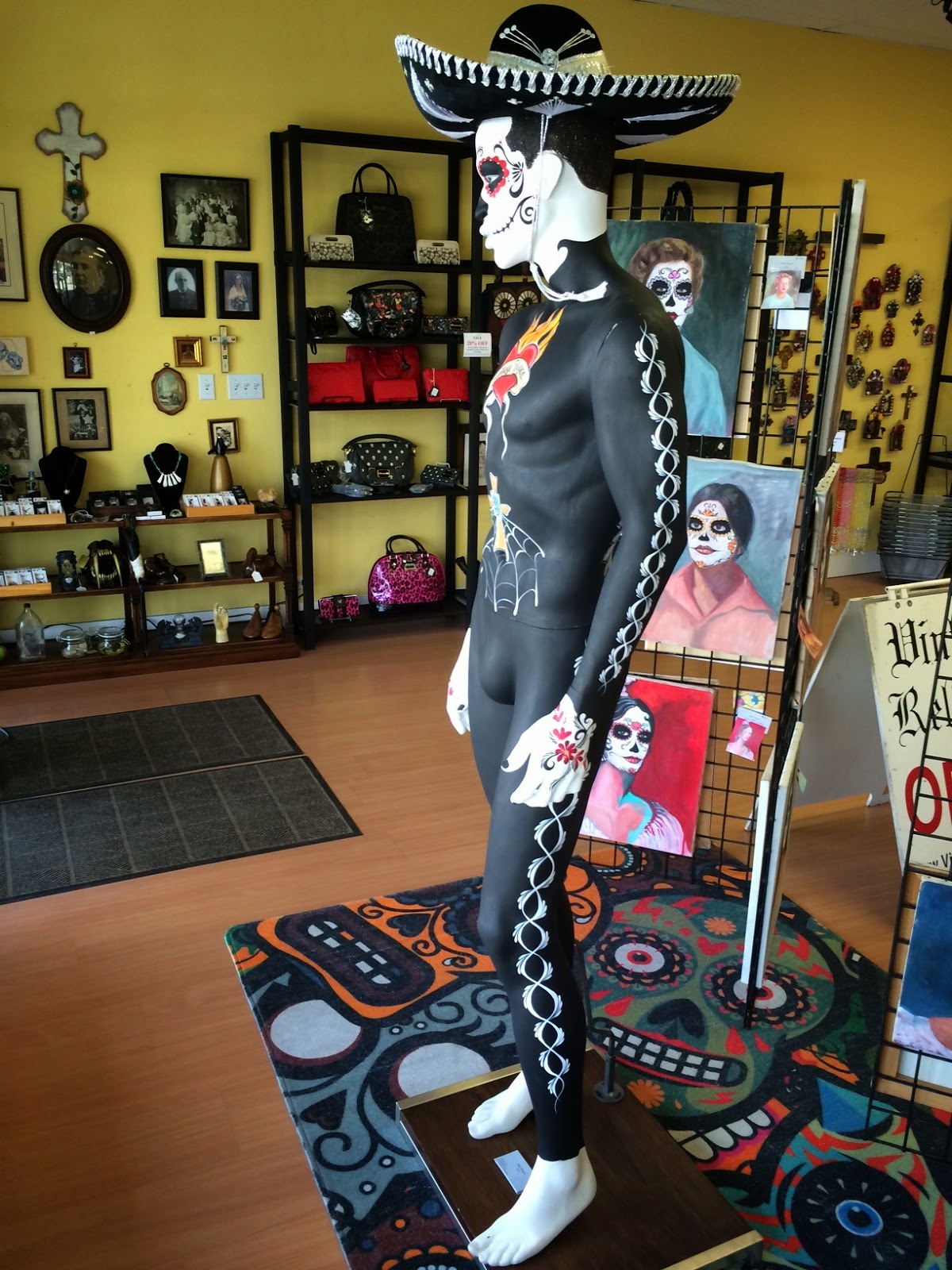 Vintage Religion San Diego Displays Metamorphosis Mannequin at Vintage