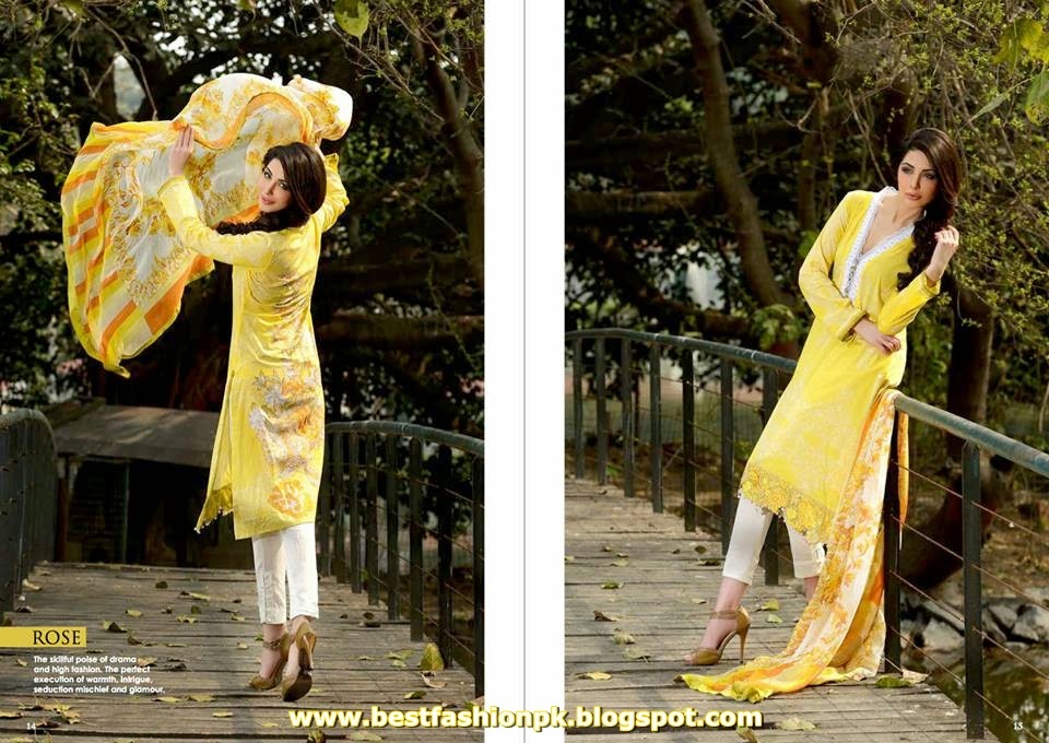 Sobia Nazir Summer Lawn Collection 2014 for Women-www.bestfashionpk.blogspot.com Sobia Nazir Summer Lawn Collection 2014 for Women