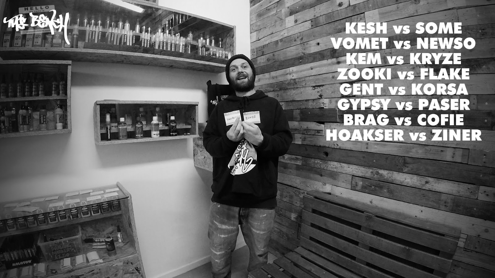 We Are Wezism The Bench 504 Graffiti Battles 2015 Live Draw