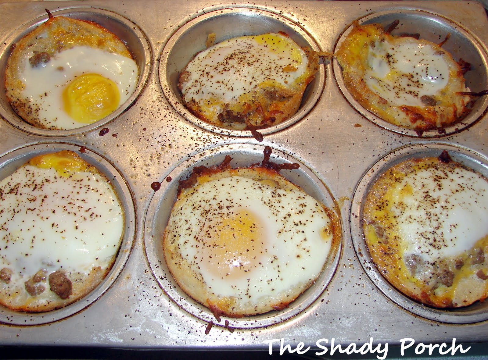 The Shady Porch Baked Egg Muffins