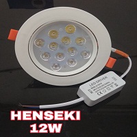 Lampu Downlight LED 3watt , 5watt , 7watt , 12watt HENSEKI