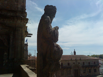 by E.V.Pita... Catedral de Santiago de Compostela y plaza do Obradoiro