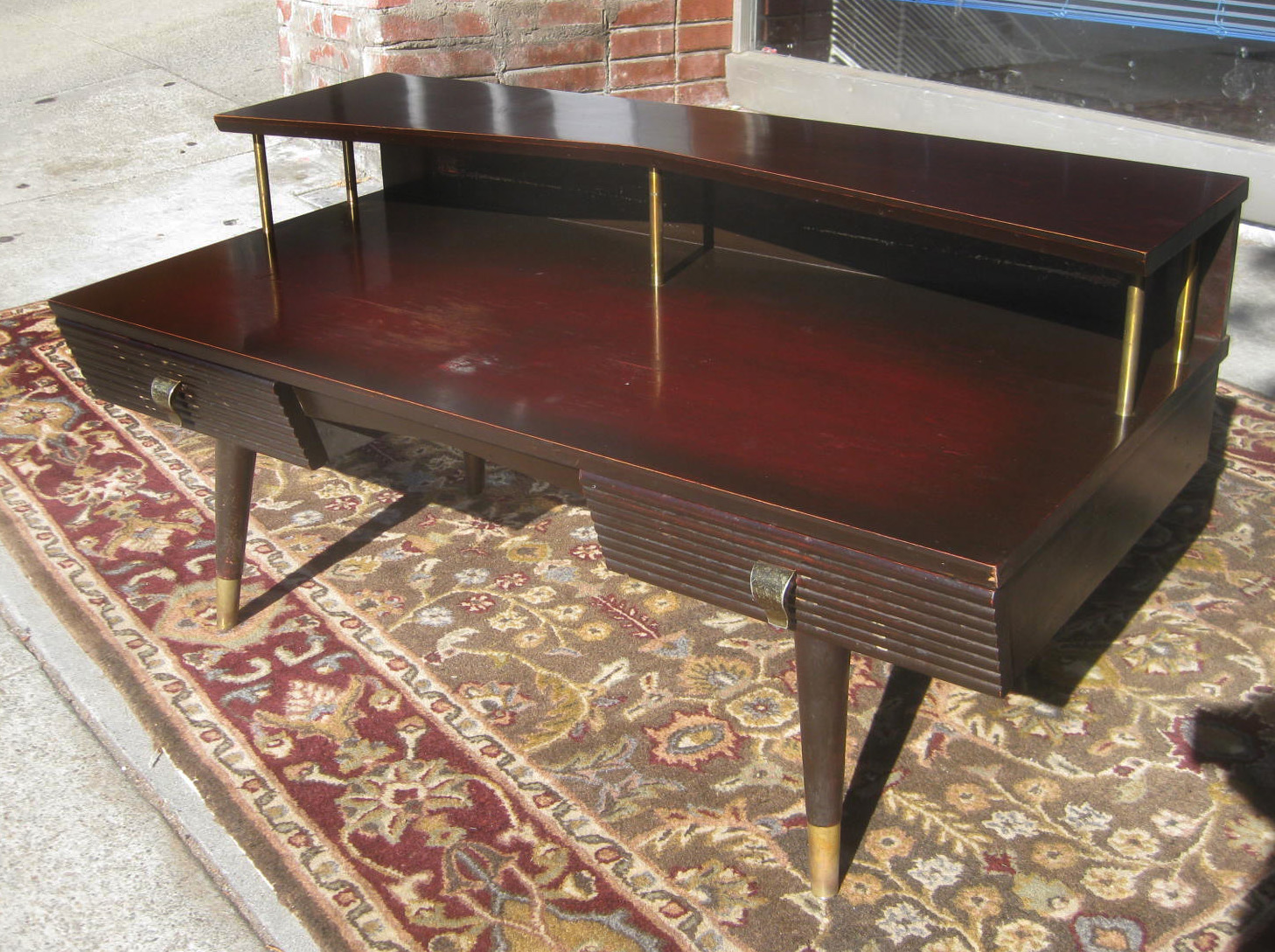 UHURU FURNITURE & COLLECTIBLES SOLD 1950s Coffee and End Table Set