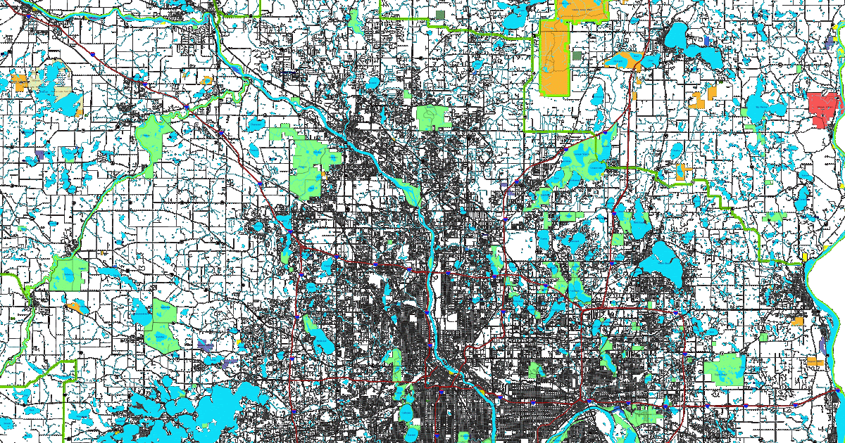 MN Hunting Maps Deer Area 601 public land
