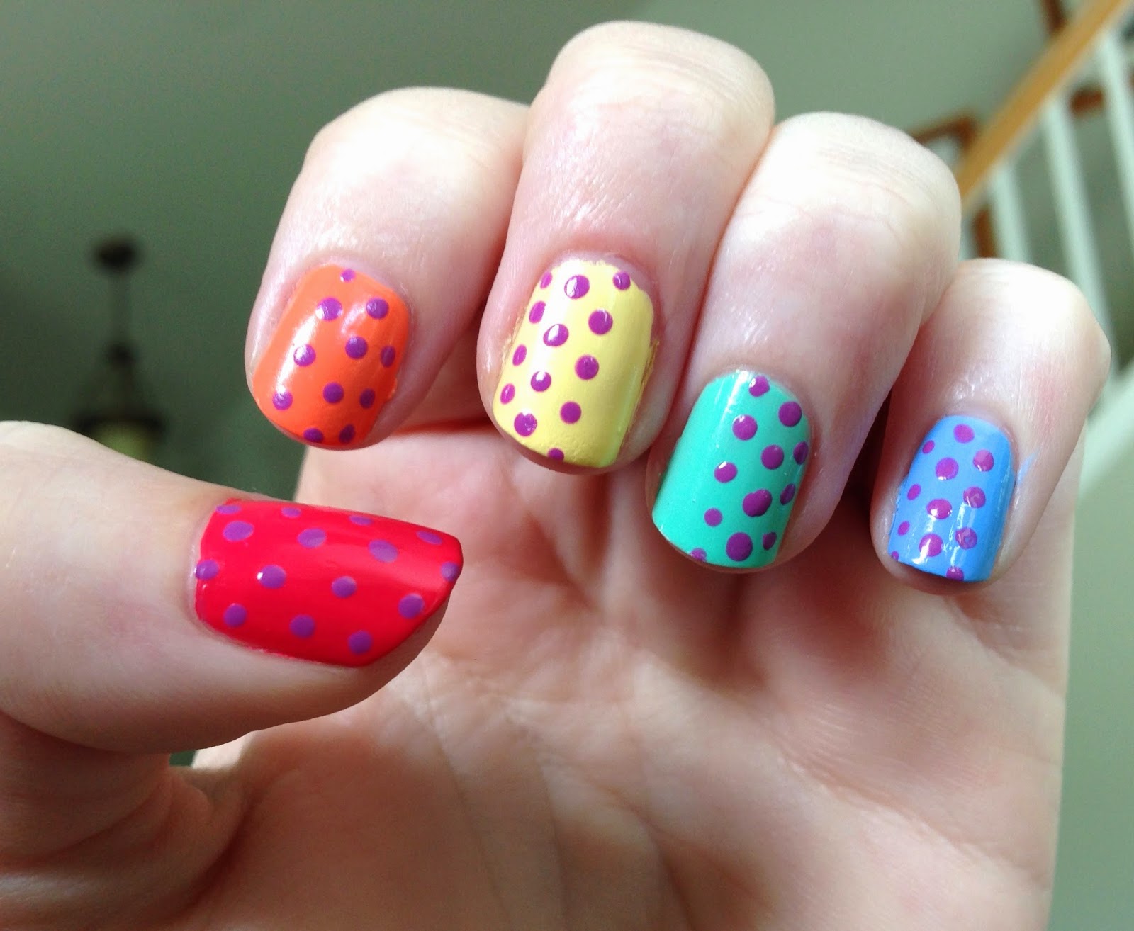 Evolution of a Foodie March and April Nail Art