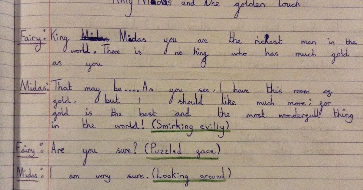 Playscript or play script image