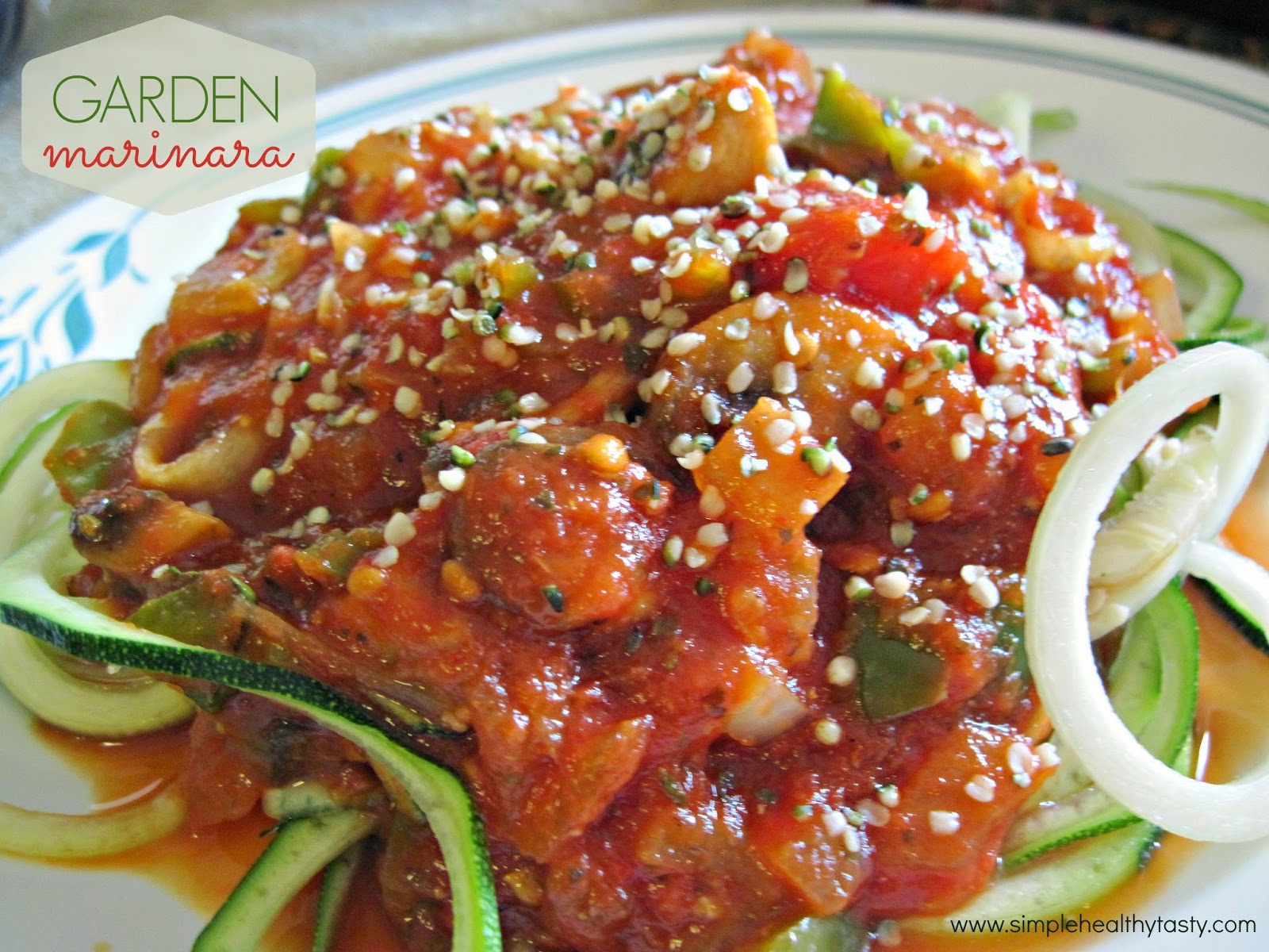Simple. Healthy. Tasty Garden Marinara
