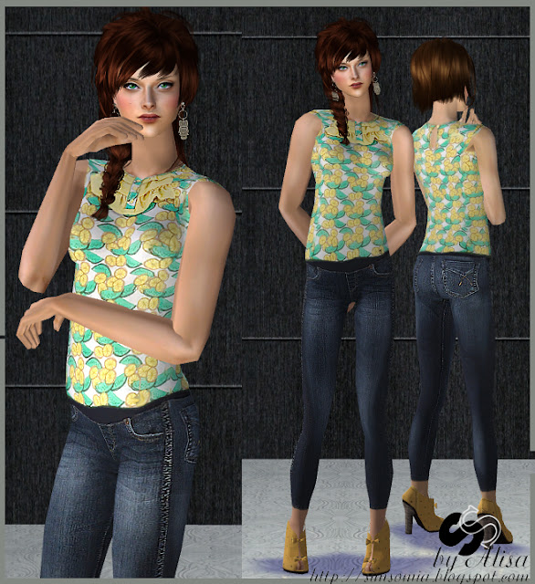 sims -  The Sims 2. Женская одежда: повседневная. Часть 3. - Страница 22 L1