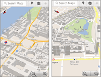 3D buildings in Google Maps Android: London, Paris, Barcelona, and more