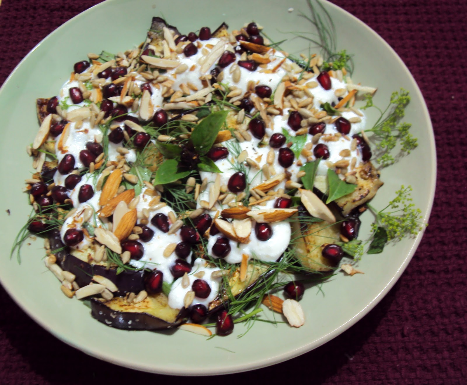 Grilled Eggplant salad... HealthFoodDesiVideshi