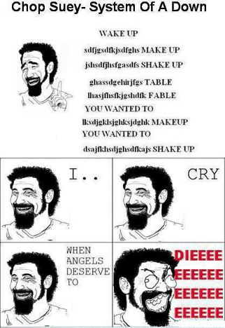 Meme de Chop Suey - System of a Down